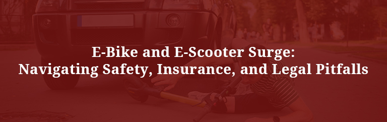 escooter and ebike insurance and safety